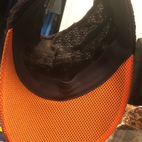 The Redface Women’s Brown Orange Visor Cap Size One - Picture 9 of 12